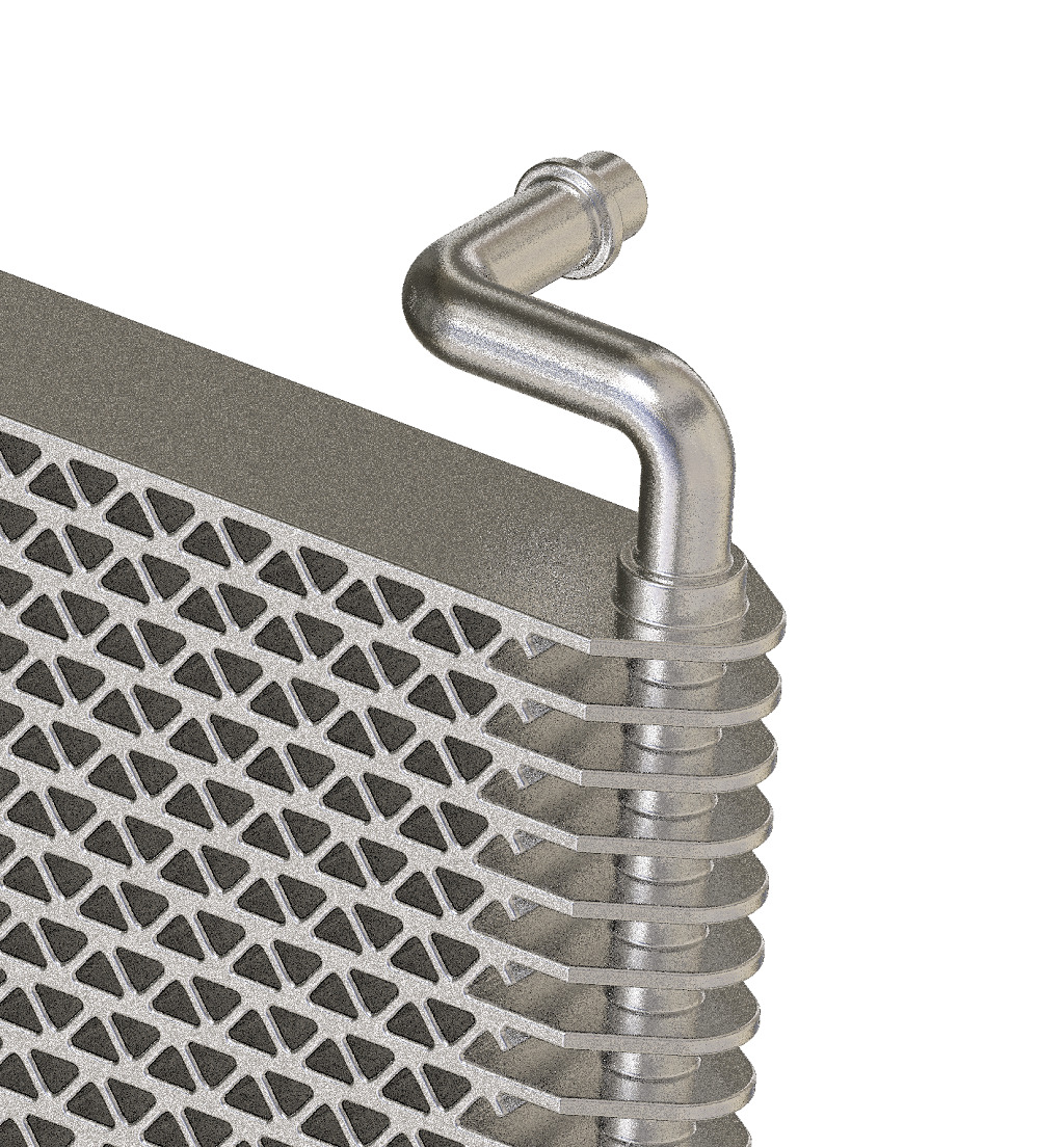 Premium Car Ac Evaporator 3D print model_5