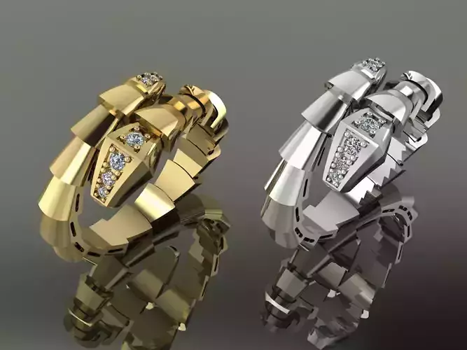 Bvlgari Snake Serpenti Ring 