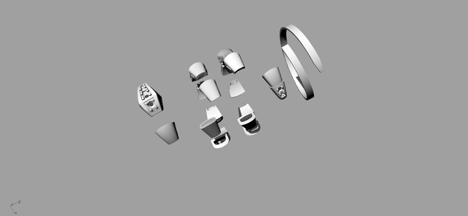 Bvlgari Snake Serpenti Ring 3D print model_2