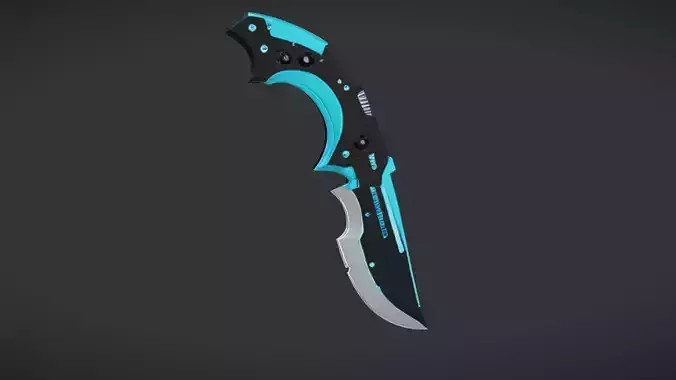futuristic combat knife