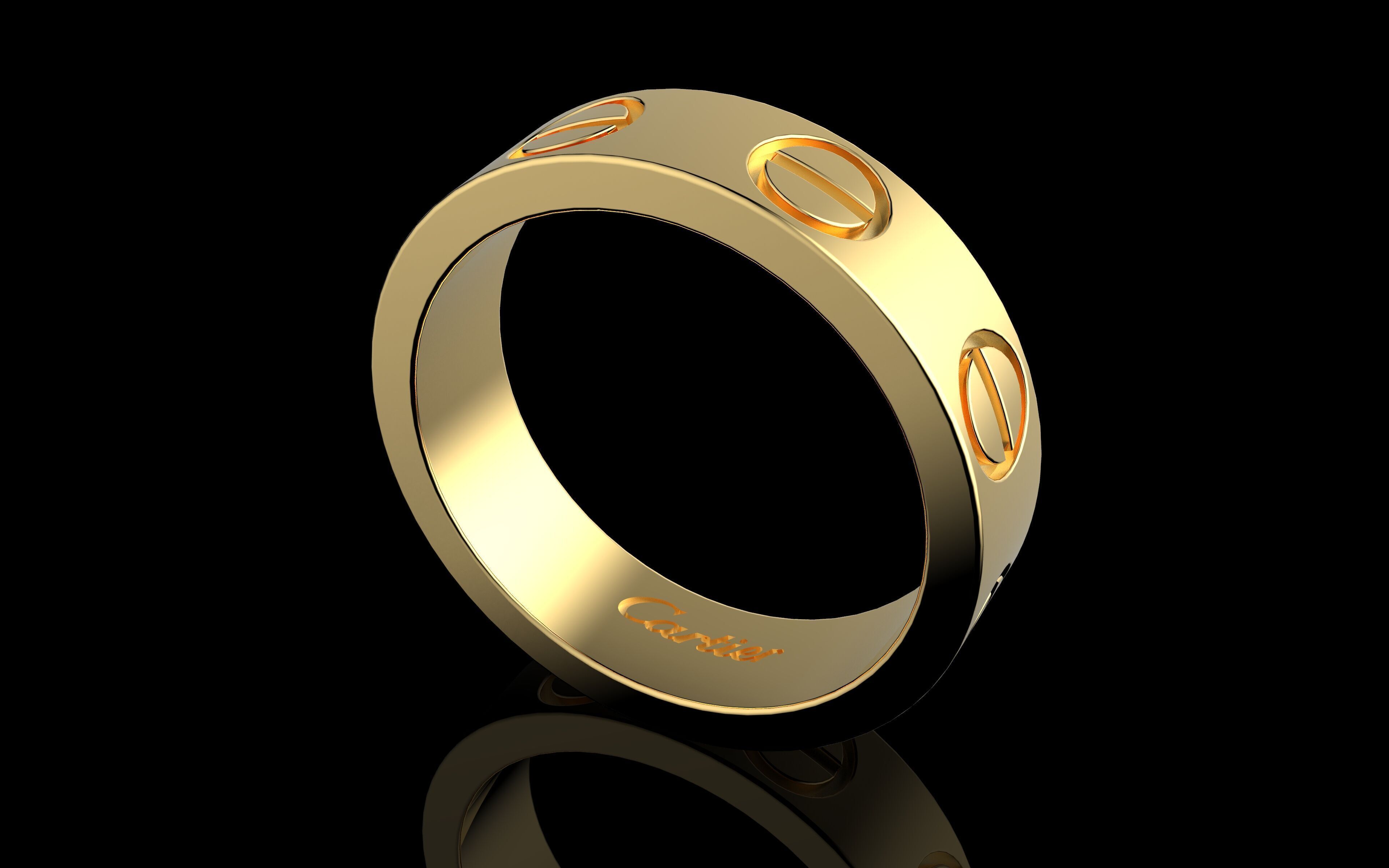 Gold N1263 3D print model_2