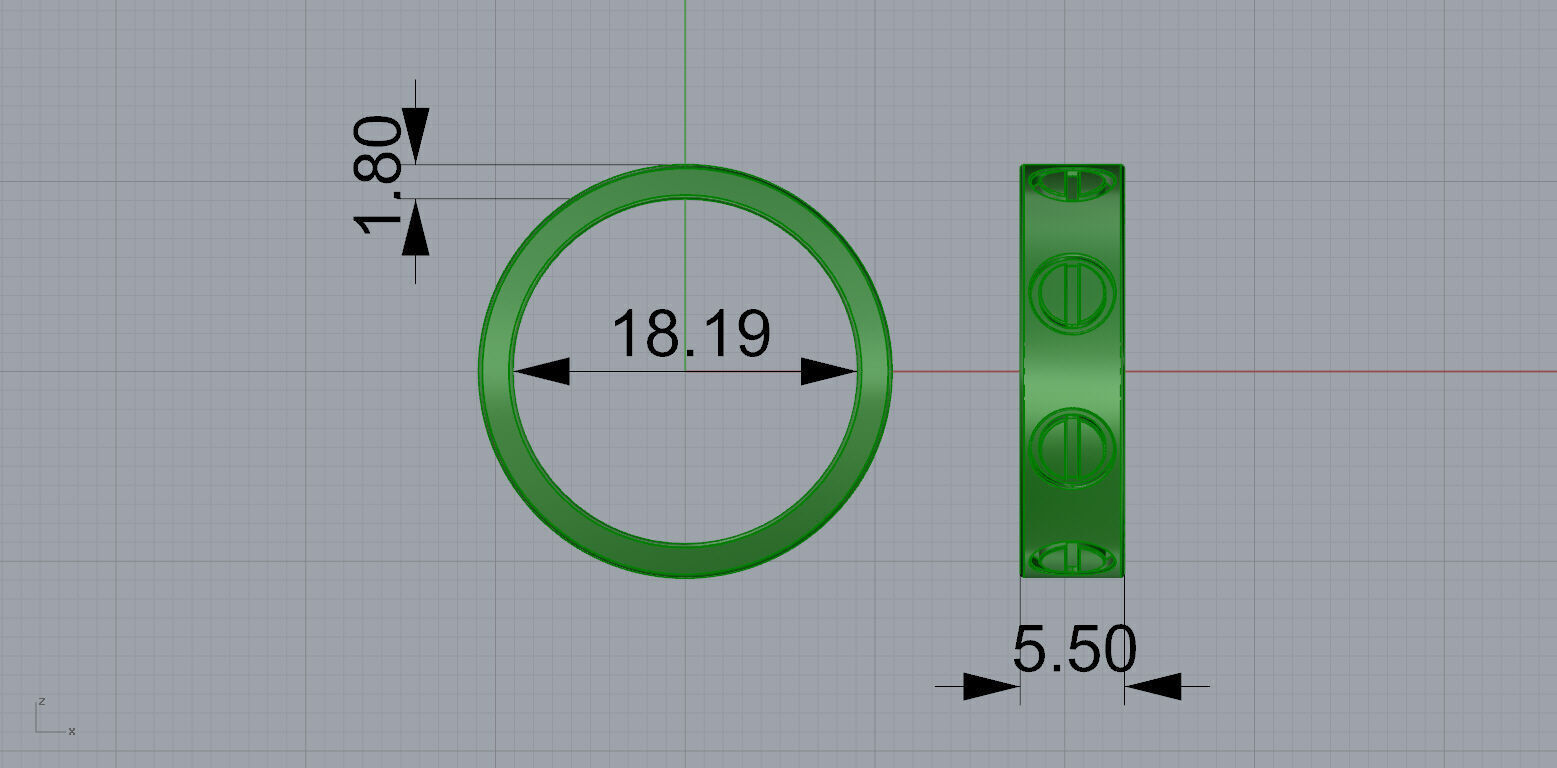 Gold N1263 3D print model_7