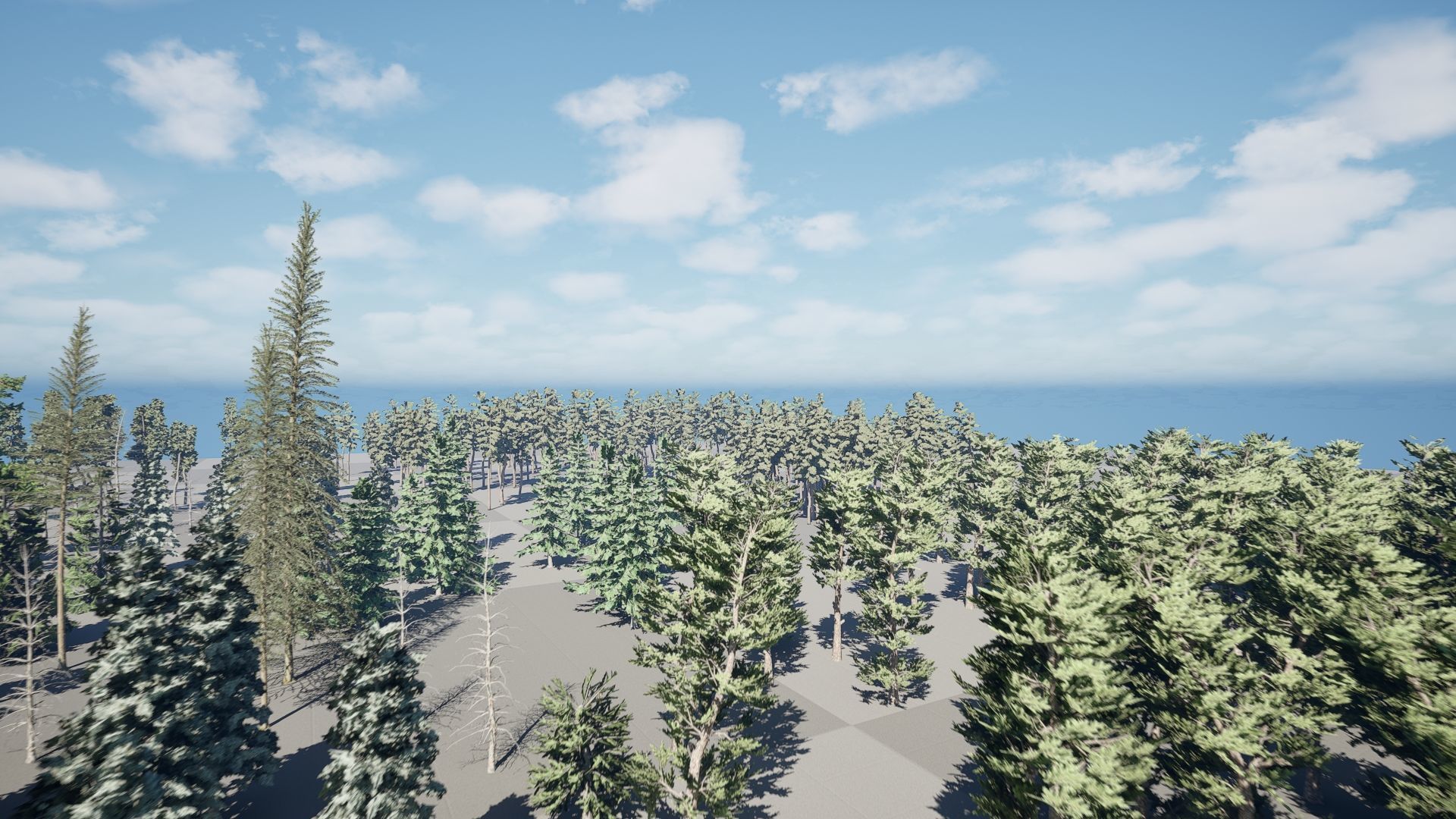 Realistic Conifer Tree Assets LowPoly 3D Model Collection_19