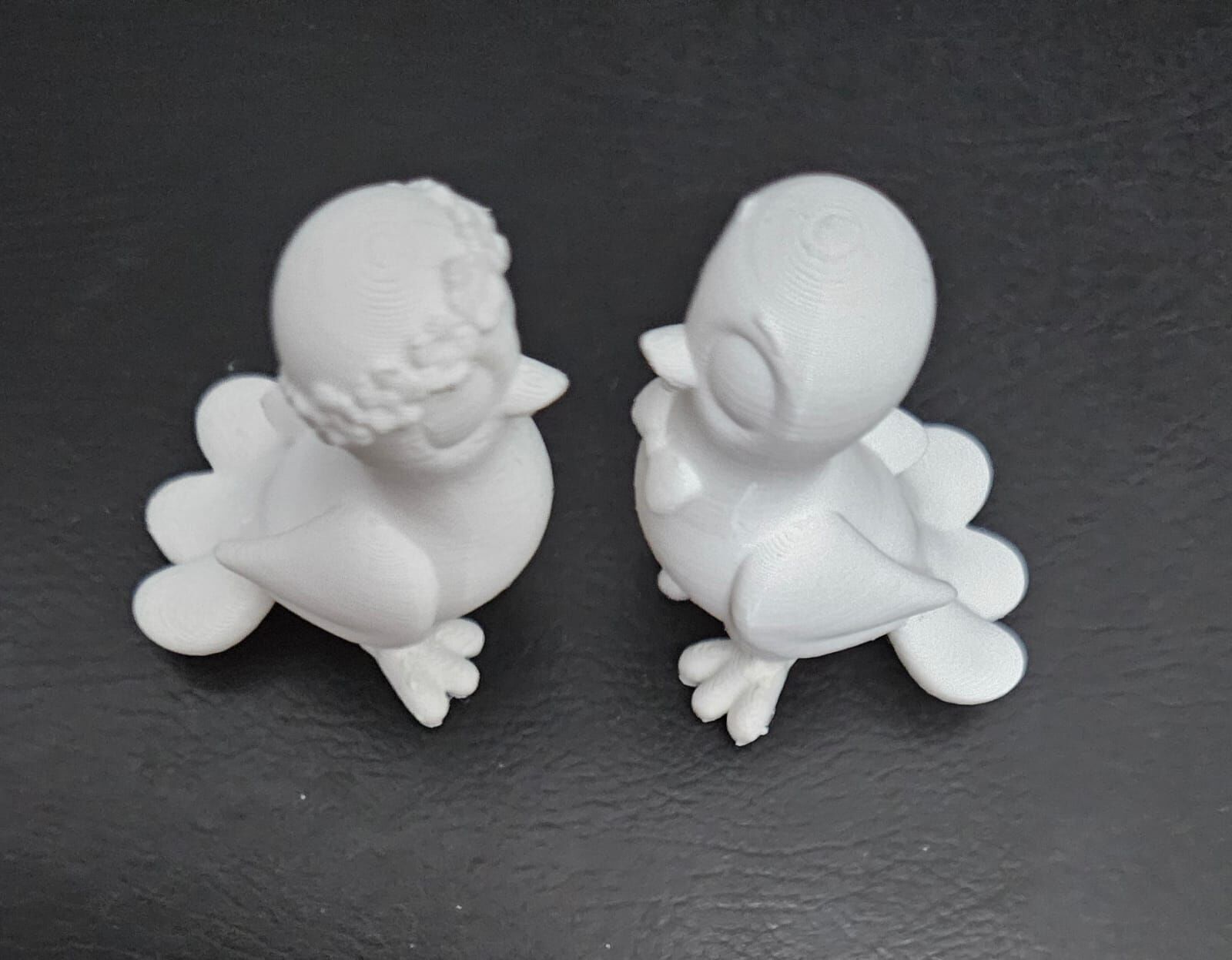 Dove Wedding Cake Topper 3D print model_10