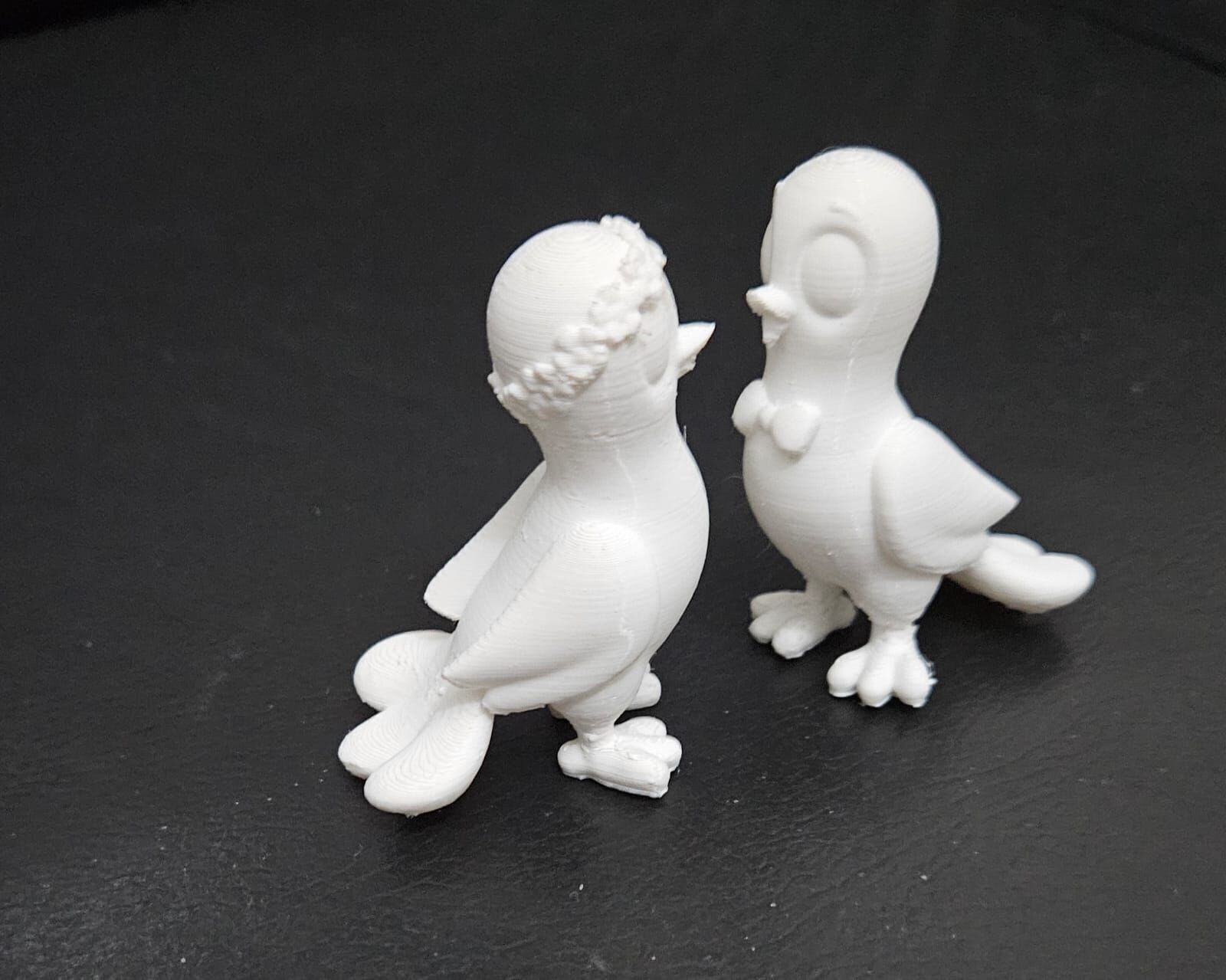 Dove Wedding Cake Topper 3D print model_9