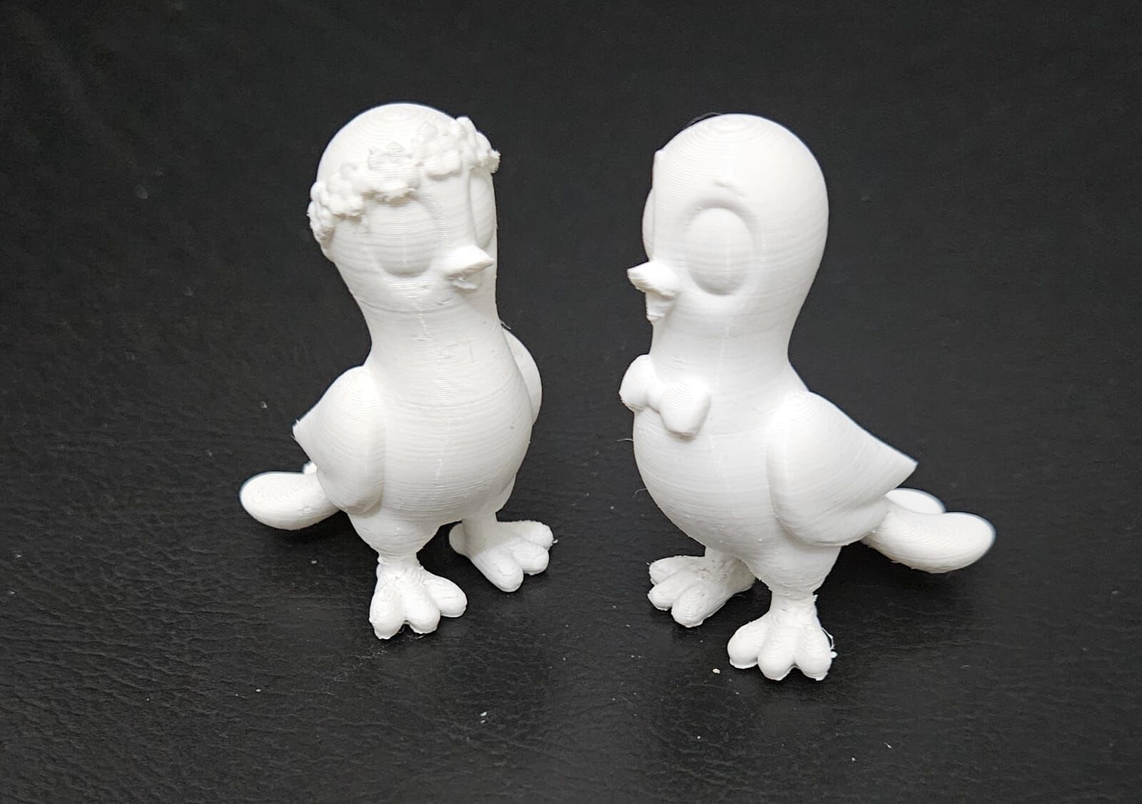 Dove Wedding Cake Topper 3D print model_6