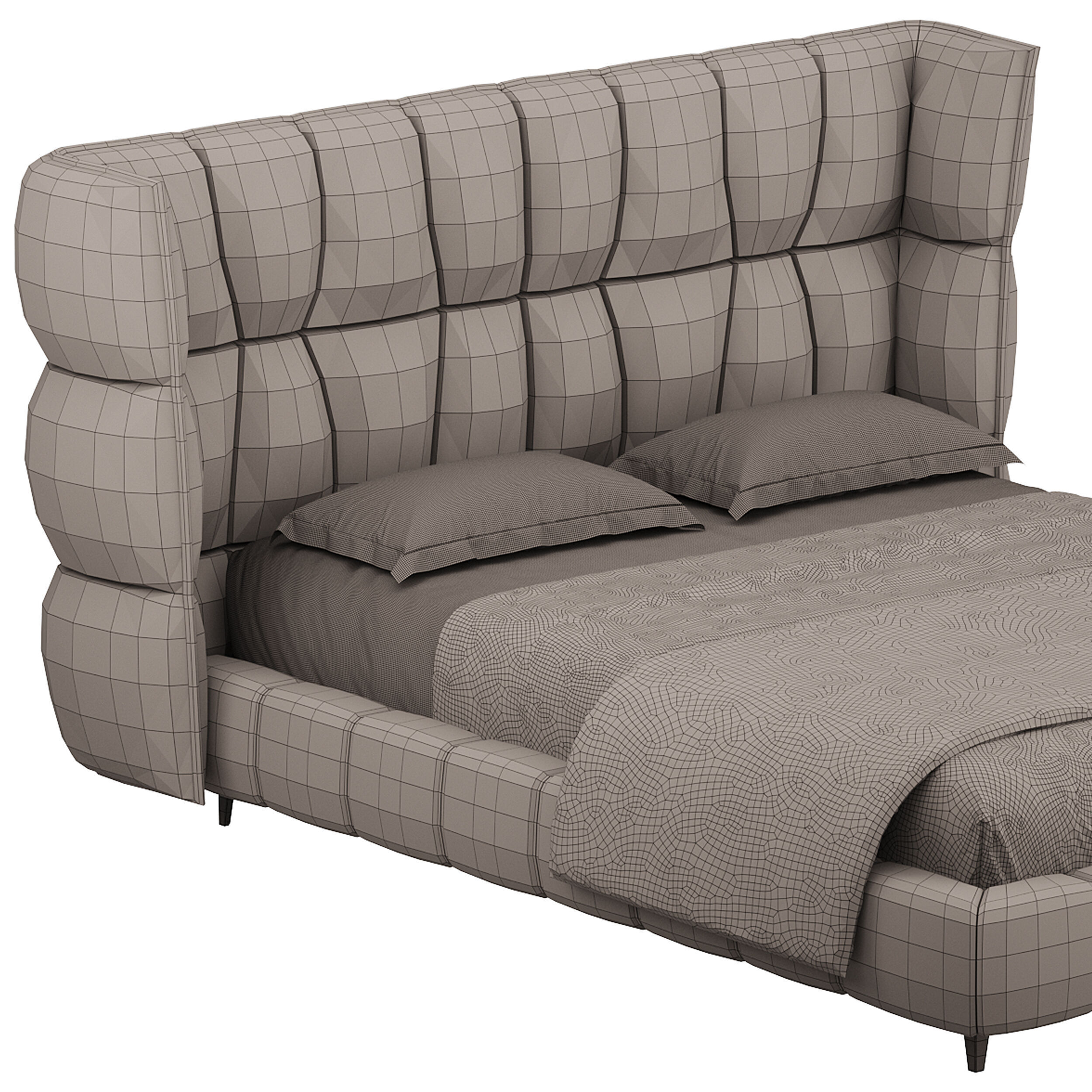 YUPI bed 3D model_14