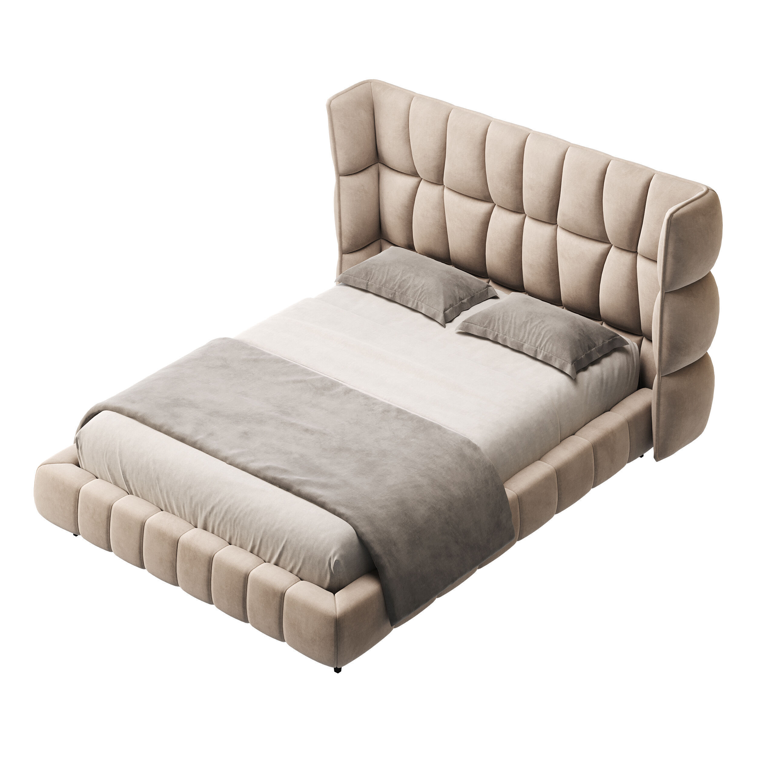 YUPI bed 3D model_6