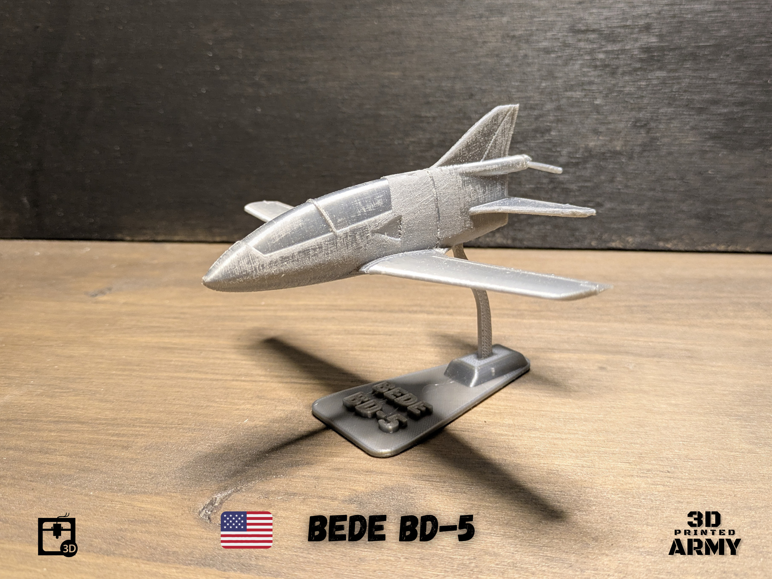 BEDE BD-5 MICRO scale-model aircraft 3D print model_10