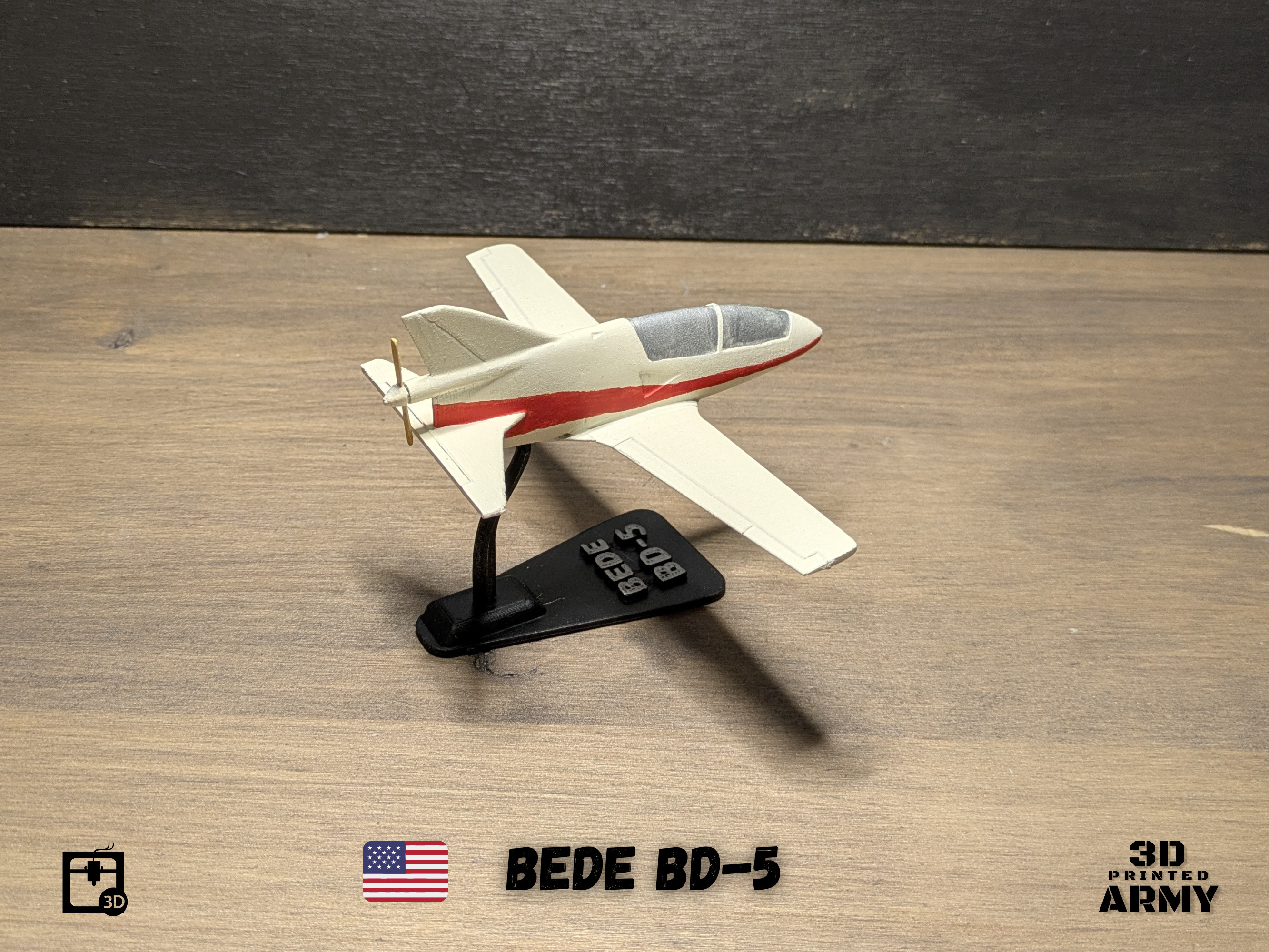 BEDE BD-5 MICRO scale-model aircraft 3D print model_7