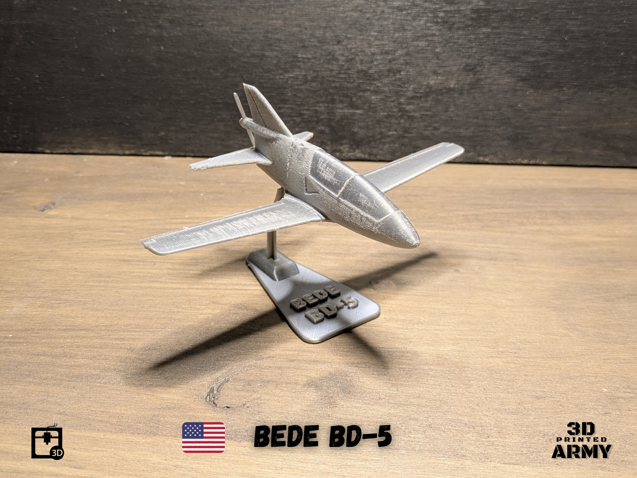 BEDE BD-5 MICRO scale-model aircraft 3D print model_11