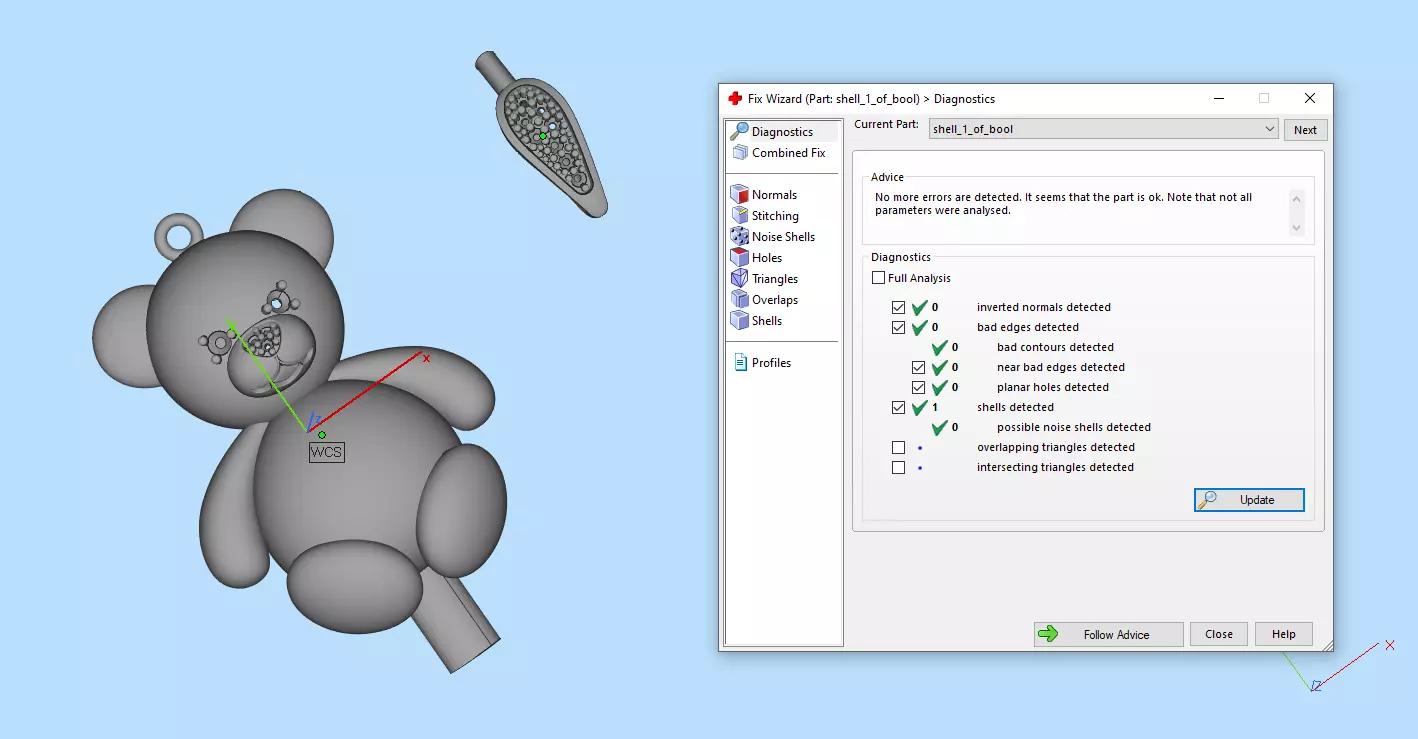 Bear Pendant Gold 3D print model_8