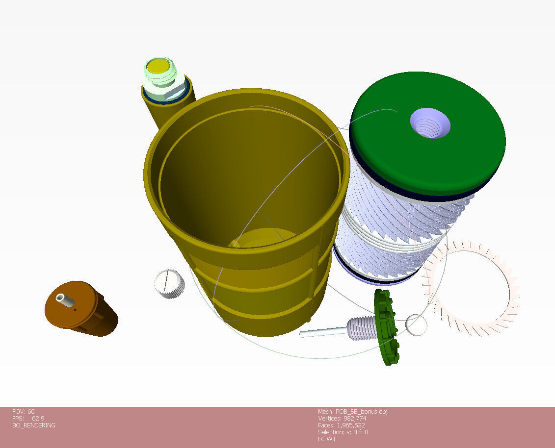 POB fragmentation jumping land mine of RF 3Dprintable moulage 3D model_28
