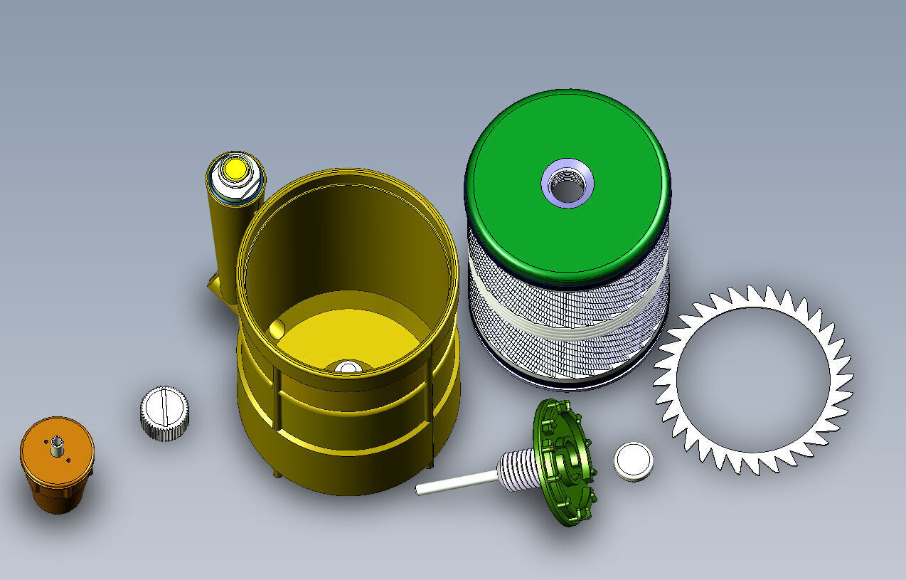 POB fragmentation jumping land mine of RF 3Dprintable moulage 3D model_14