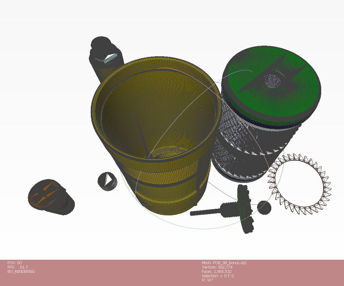 POB fragmentation jumping land mine of RF 3Dprintable moulage 3D model_29