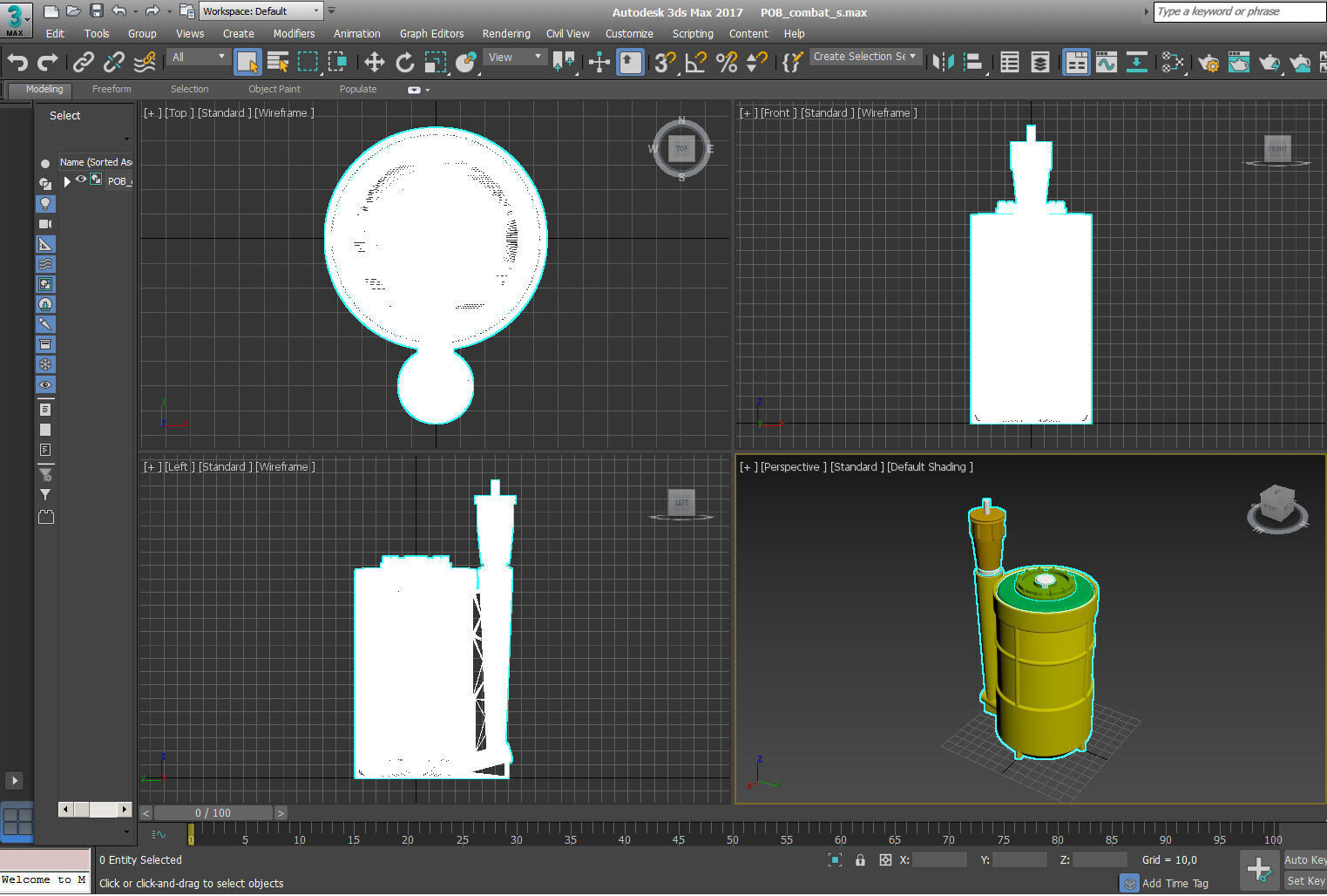 POB fragmentation jumping land mine of RF 3Dprintable moulage 3D model_16