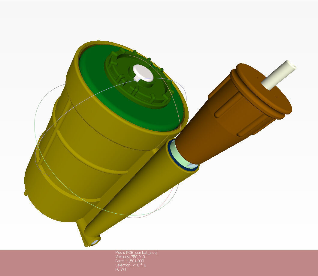 POB fragmentation jumping land mine of RF 3Dprintable moulage 3D model_26
