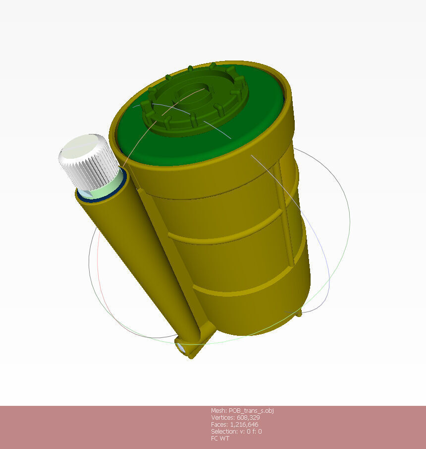 POB fragmentation jumping land mine of RF 3Dprintable moulage 3D model_24