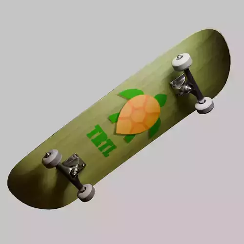 Skateboard - Turtle Deck Design