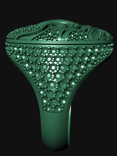 MASK DIAMOND RING 3D print model_12