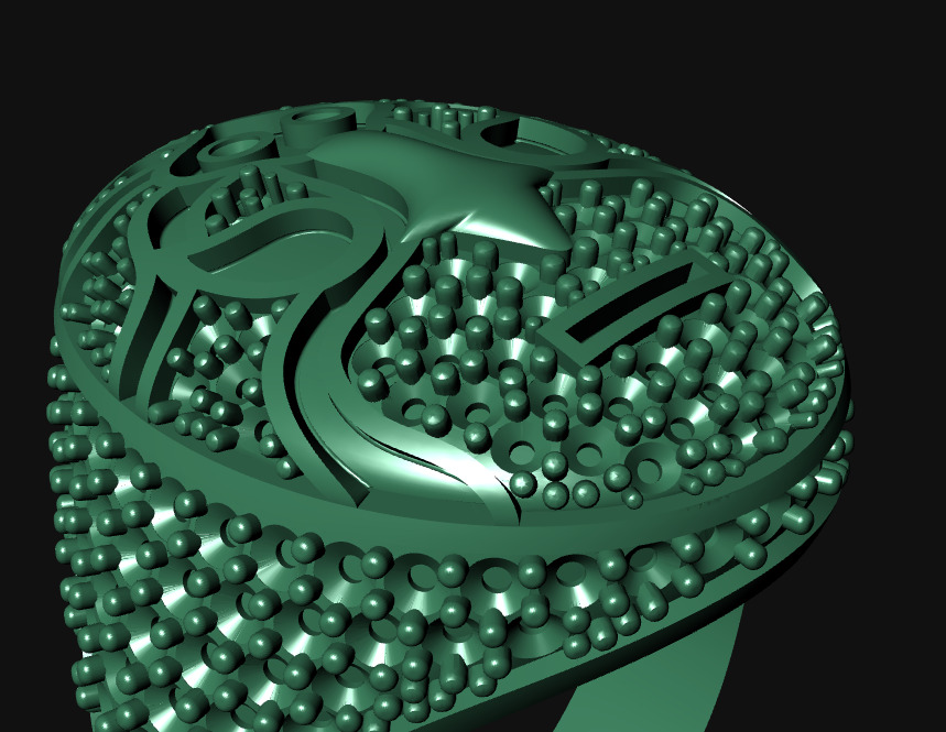 MASK DIAMOND RING 3D print model_11