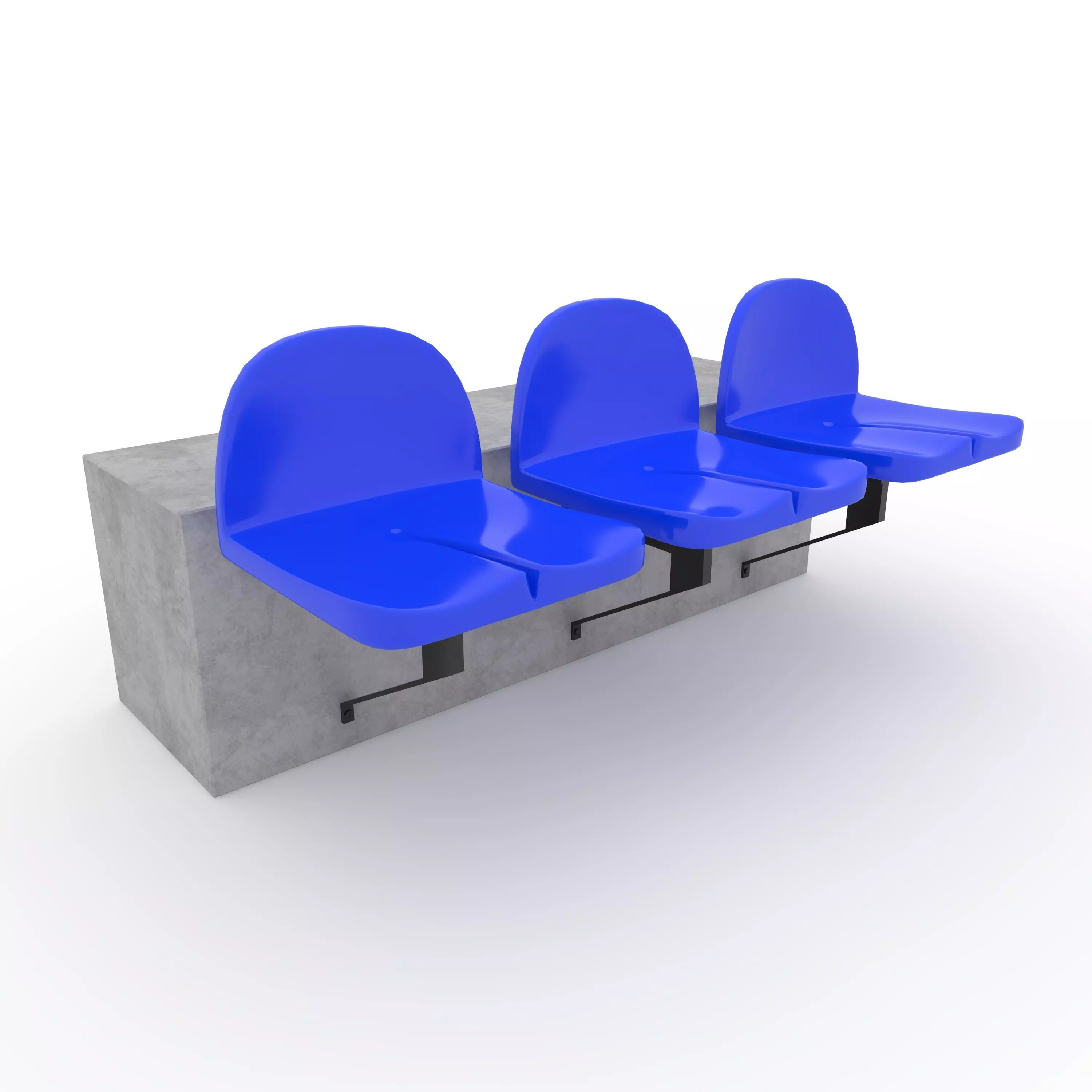 Stadium Seats 11 3D model