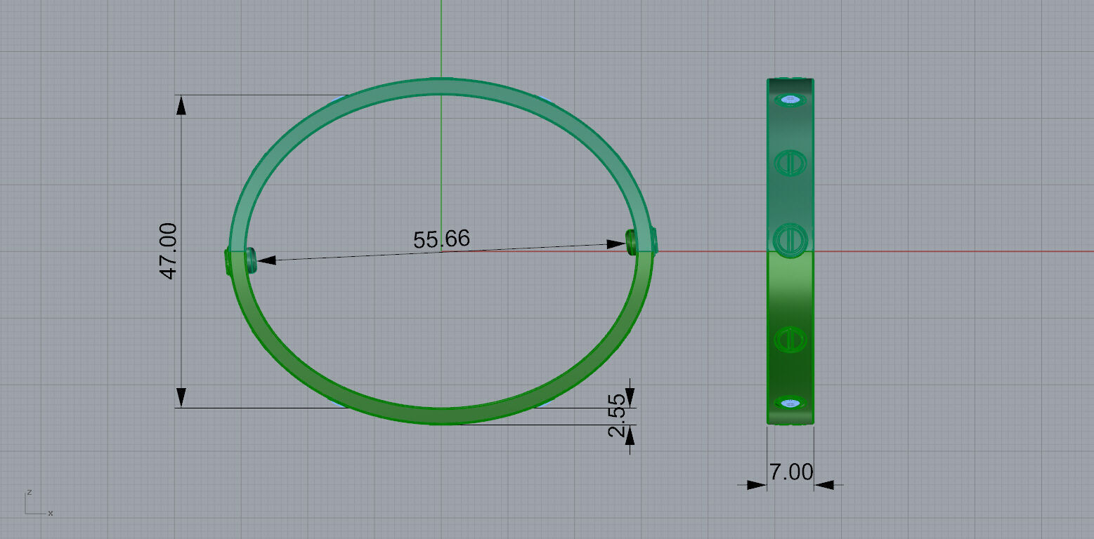 Gold N1264 3D print model_5