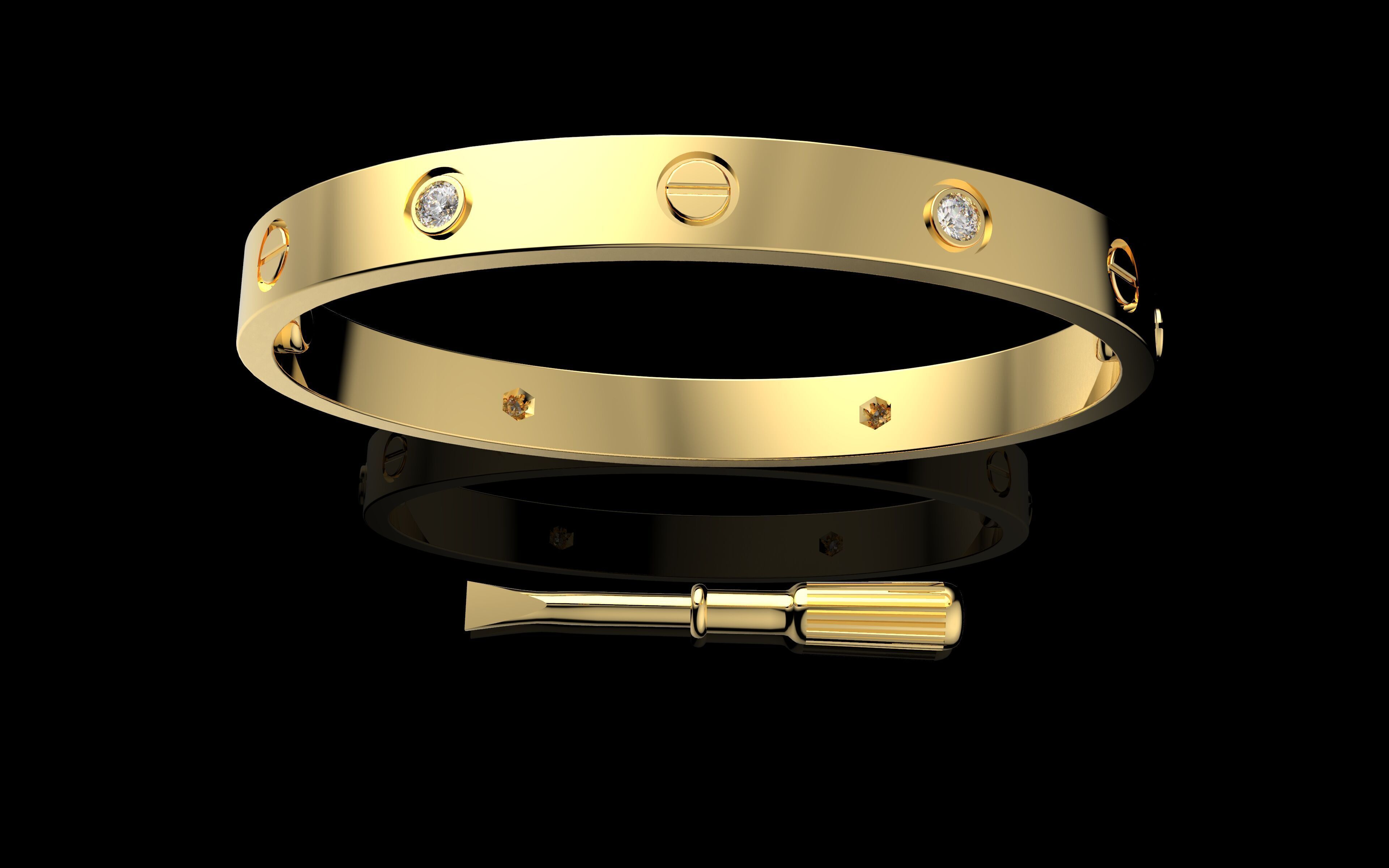 Gold N1264 3D print model_1