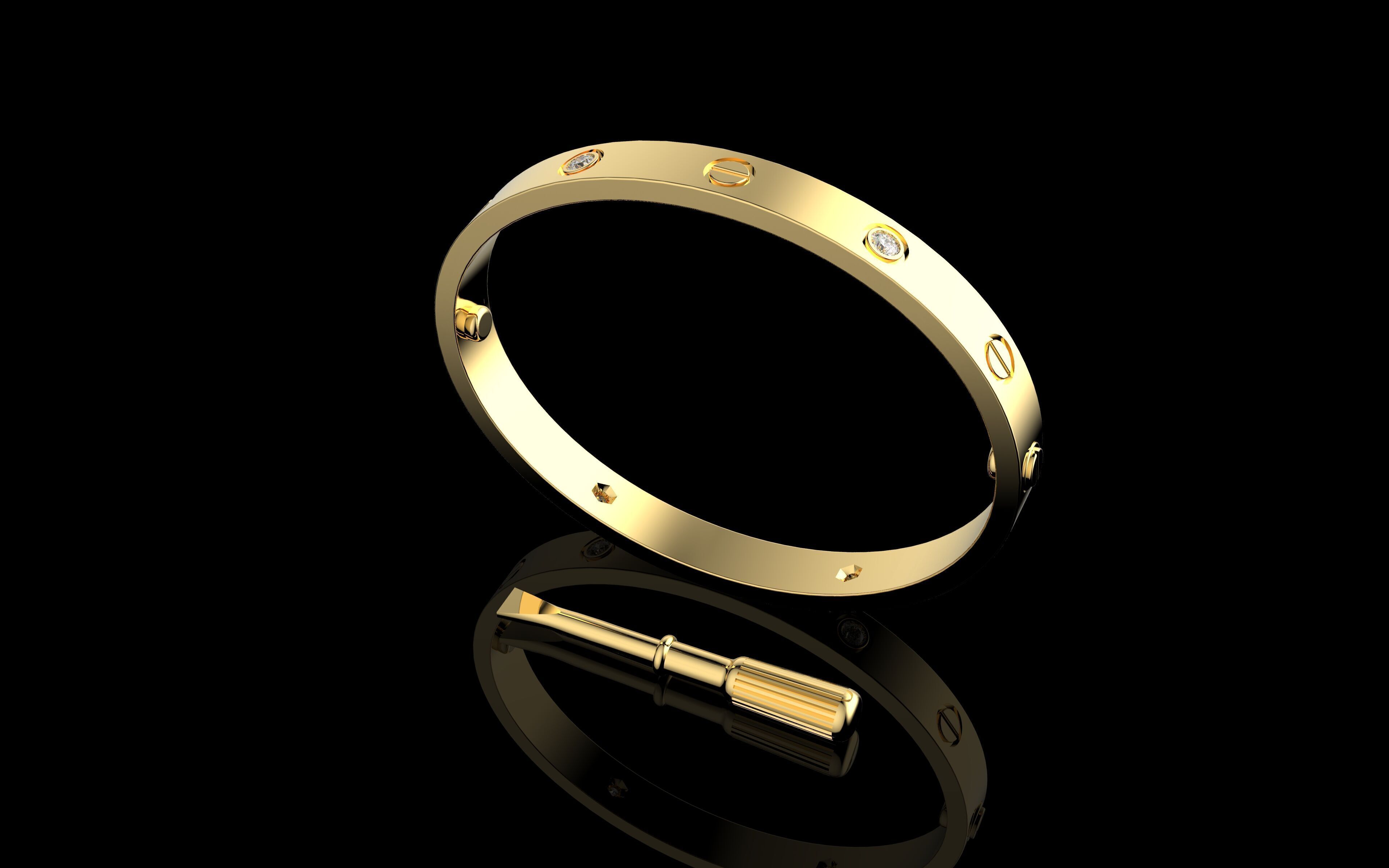 Gold N1264 3D print model_2