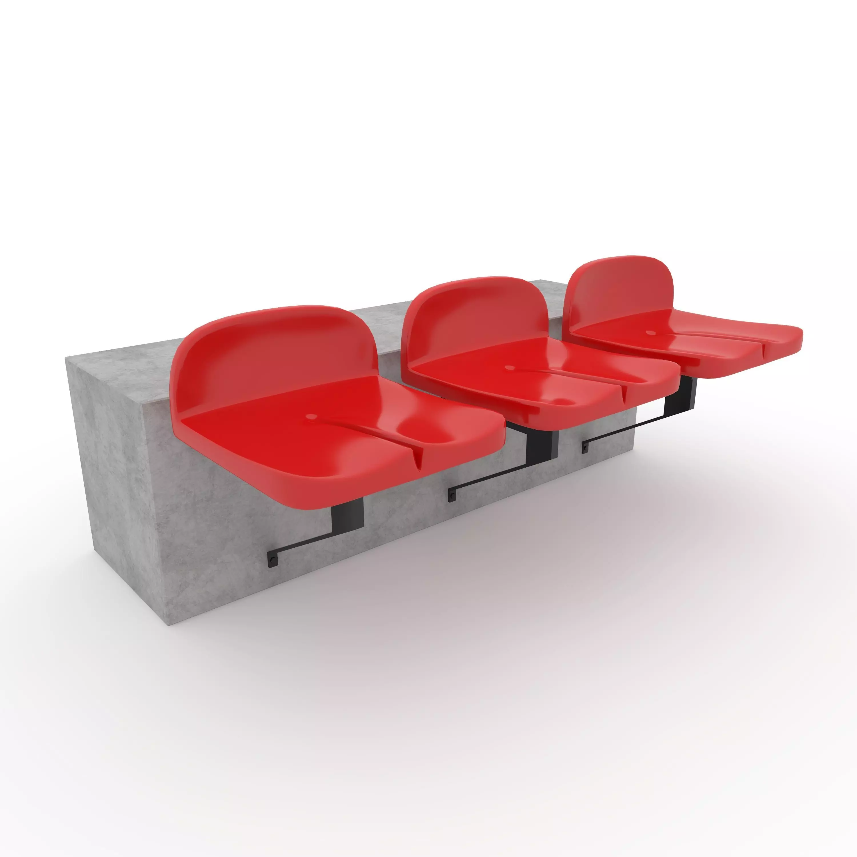 Stadium Seats 12 3D model