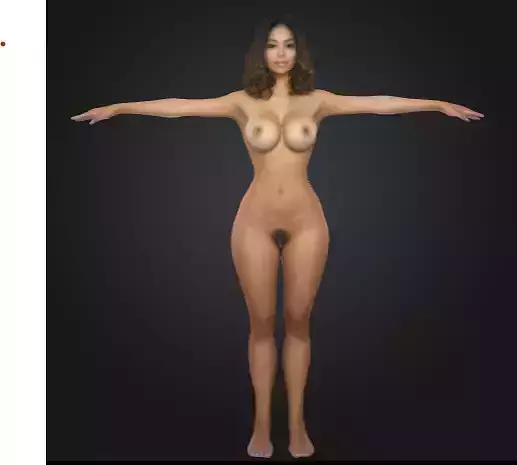Latina Girl 3D Model 