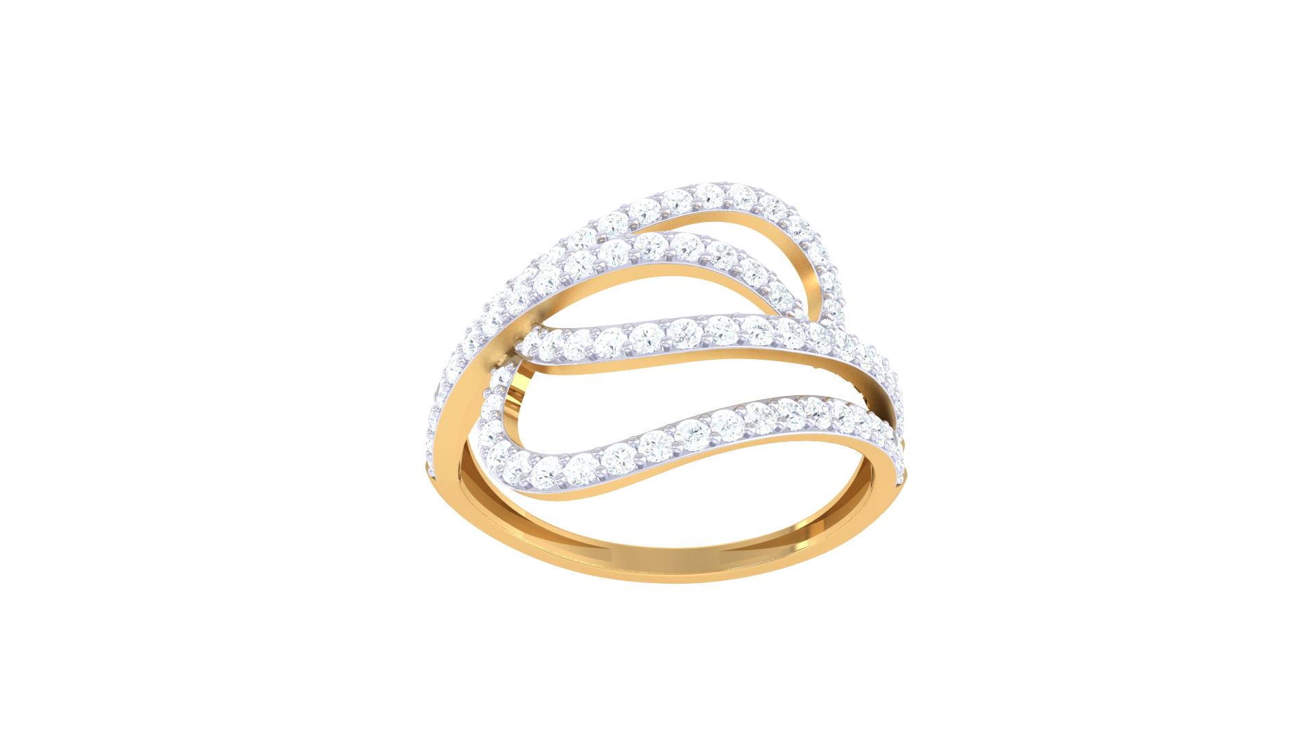 Women Ring  Render 3dm STL OBJ FBX Details 3D print model_3