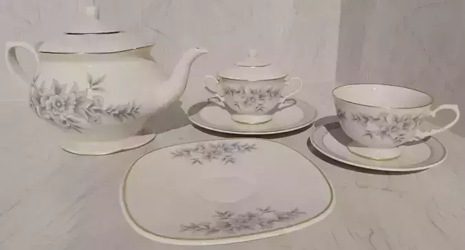 4K High Polly Retro Tea Set