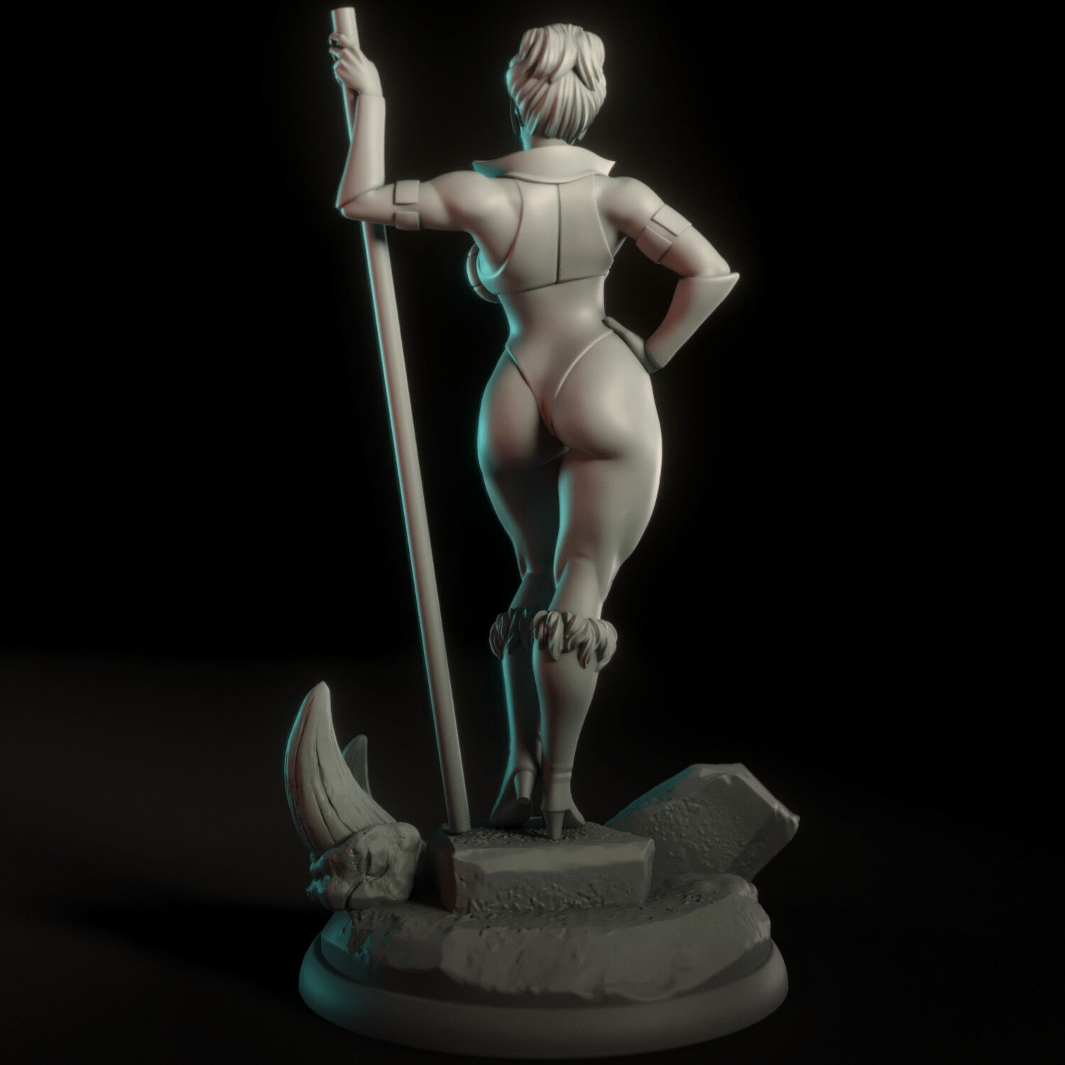 Teela from He-Man 3D print model_8