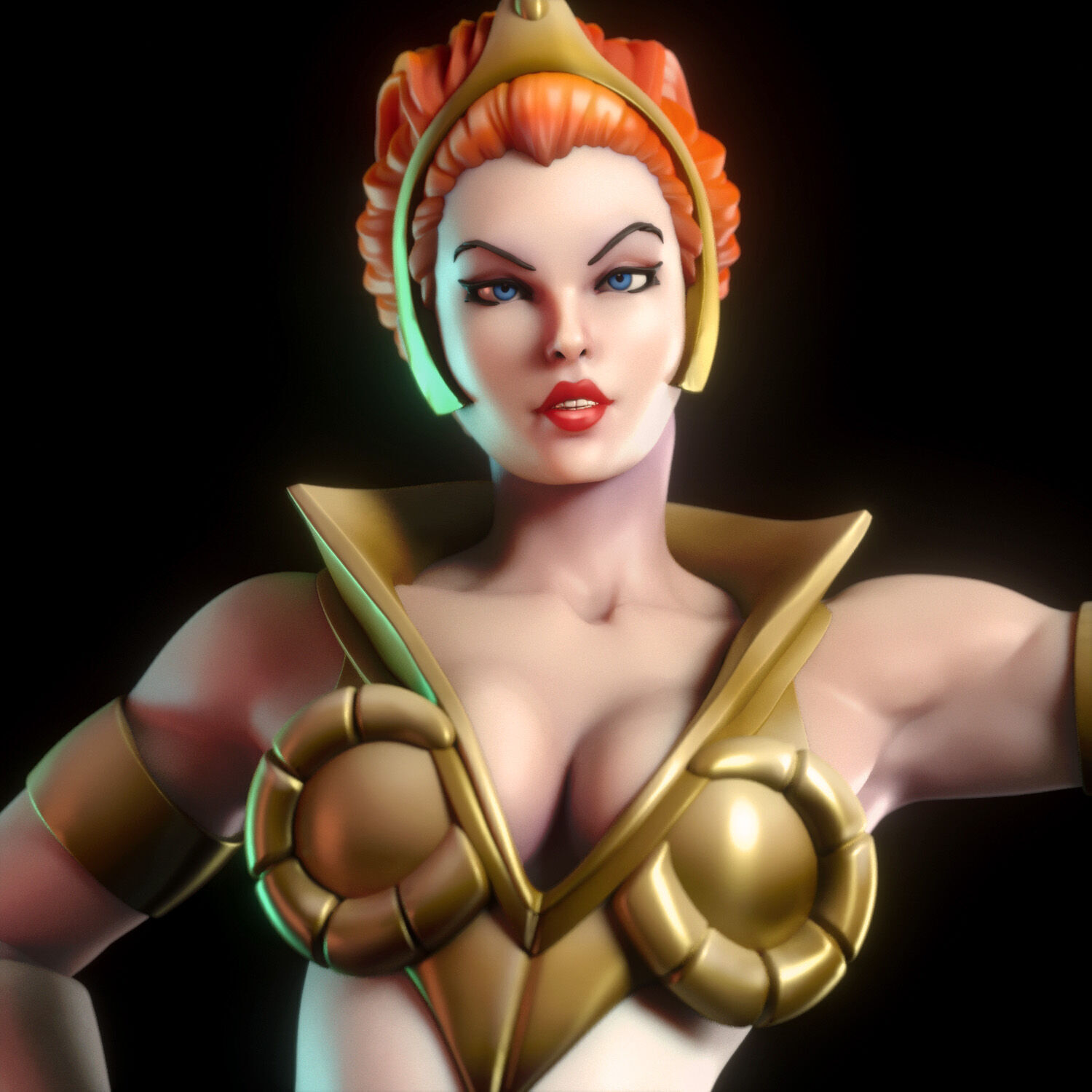 Teela from He-Man 3D print model_6