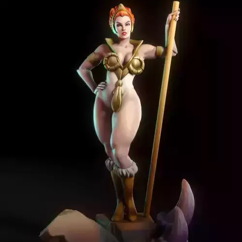 Teela from He-Man 3D print model