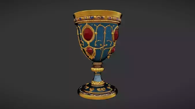ornate jeweled goblet