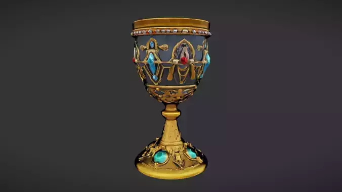ornate jeweled chalice