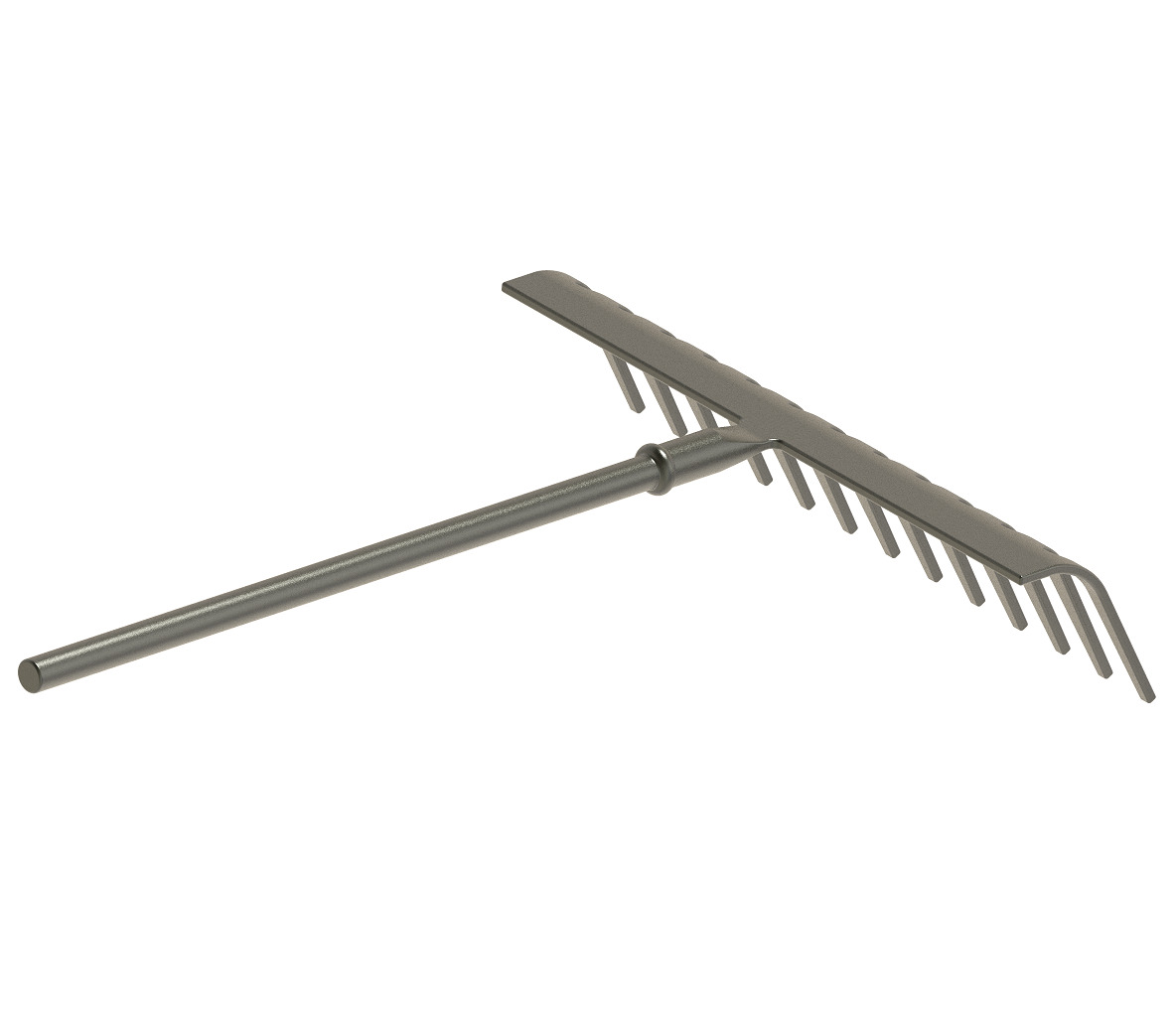 Gardening Rake Tool 3D print model_2