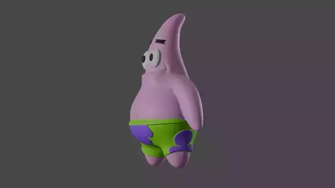 Just Patrick star 3D print model