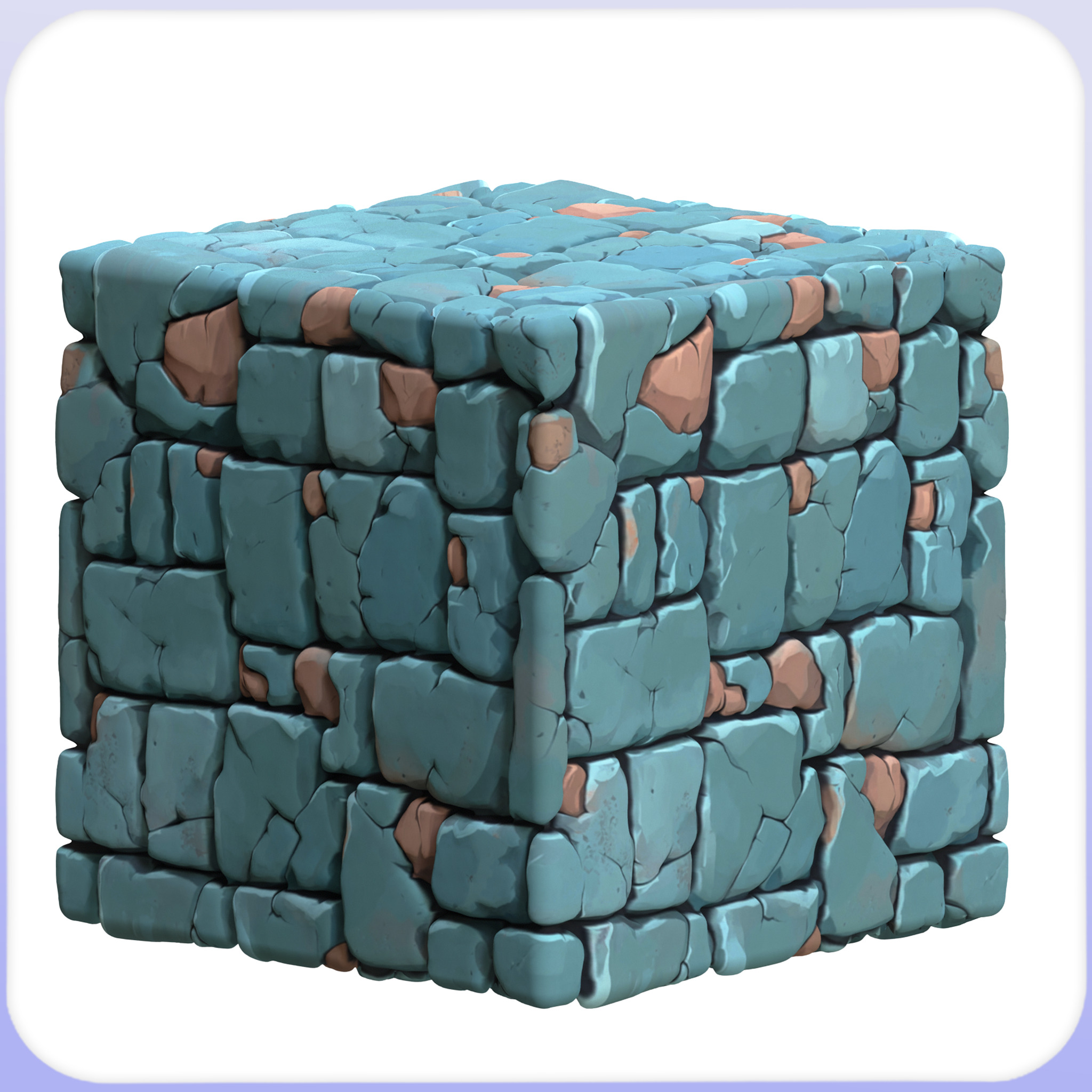 Stylized Stone Floor Seamless Texture Texture_3