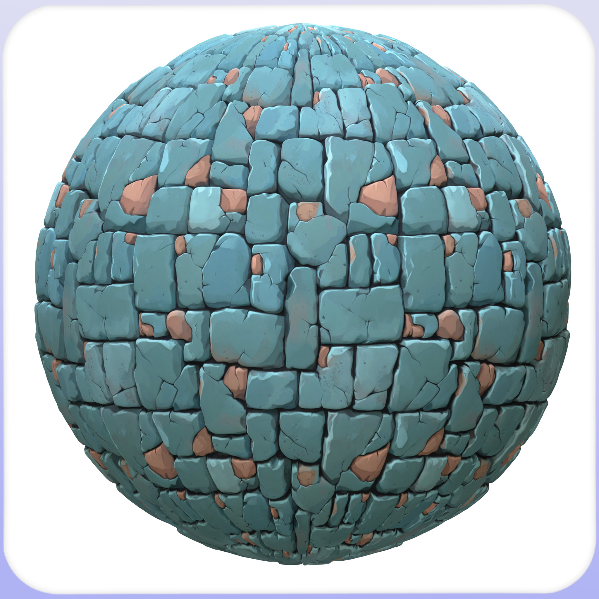 Stylized Stone Floor Seamless Texture Texture_4