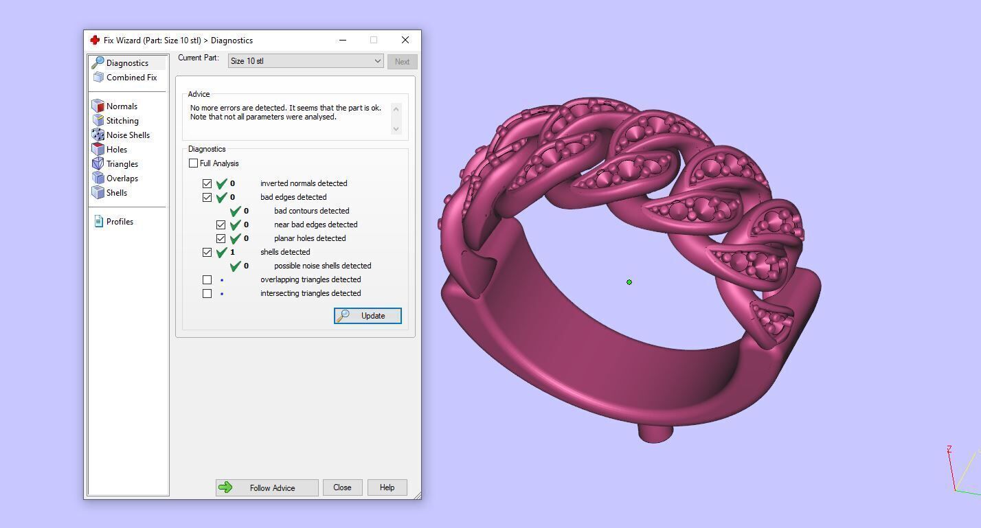 Gold N1265 3D print model_4