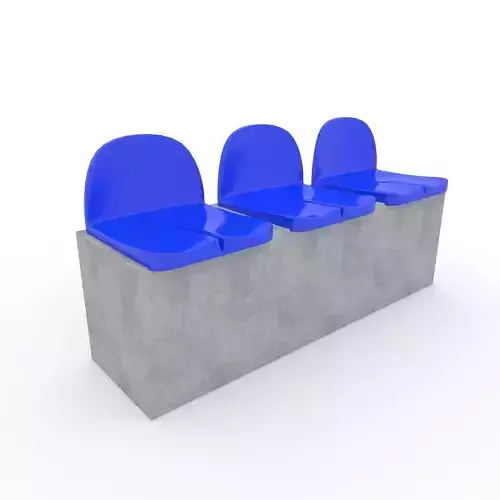 Stadium Seats 15 3D model