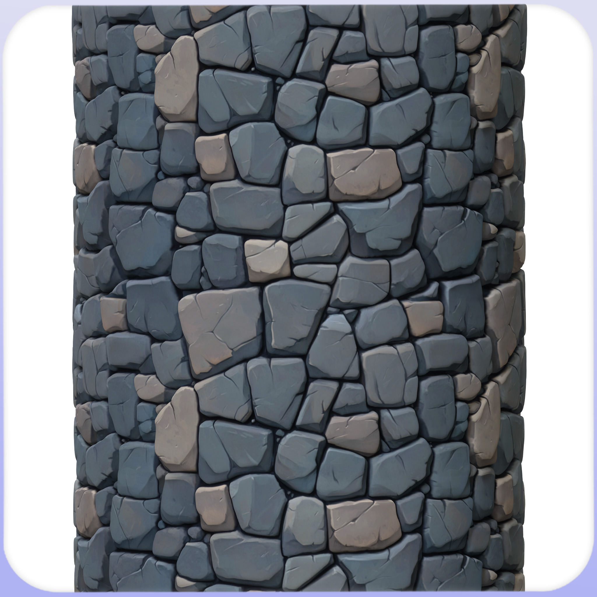 Stylized Stone Floor Seamless Texture Texture_2
