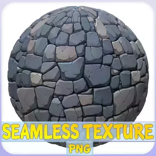 Stylized Stone Floor Seamless Texture
