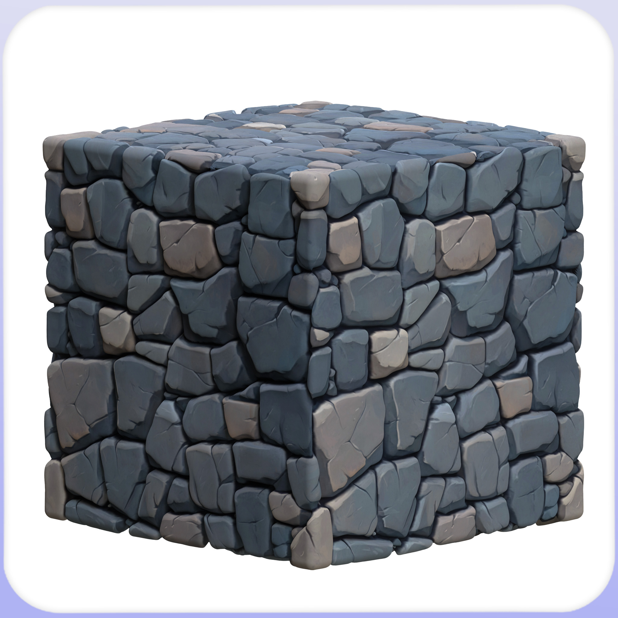 Stylized Stone Floor Seamless Texture Texture_3