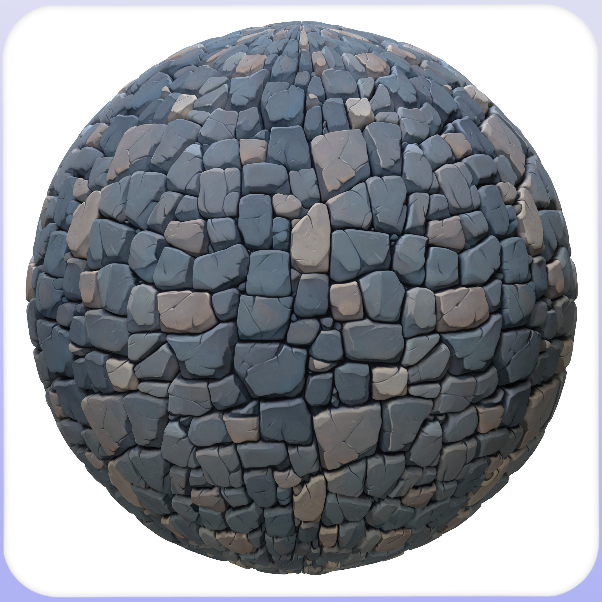 Stylized Stone Floor Seamless Texture Texture_4