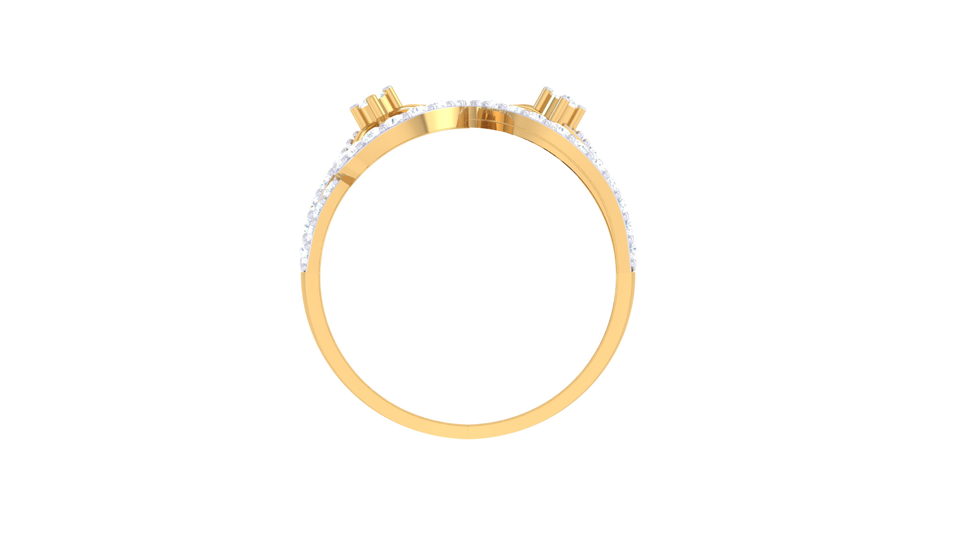 Women Ring  Render 3dm STL OBJ FBX Details 3D print model_4