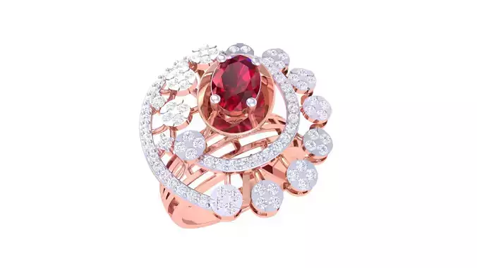 Women Ring  Render 3dm STL OBJ FBX Details